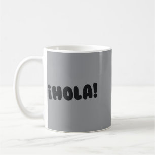 Caneca De Café ProfessoraDeEspanhol Olá Olá Espanhol Latina Bilín