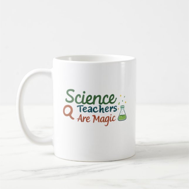 Caneca De Café Professores de Ciências São Professores de Química (Esquerda)