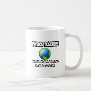 Caneca De Café Professores de Física...Mundo um lugar melhor