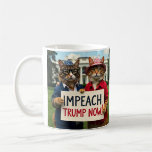 Caneca De Café Professores de Gato dizem Ipeach Trump