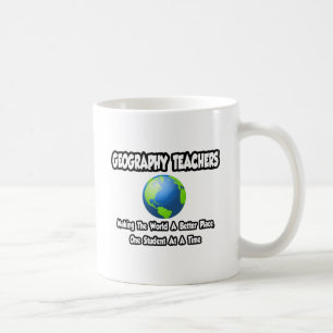 Caneca De Café Professores de Geografia... Mundo um lugar melhor