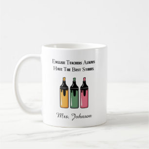 Caneca De Café Professores de Inglês Sempre Têm as Melhores Histó