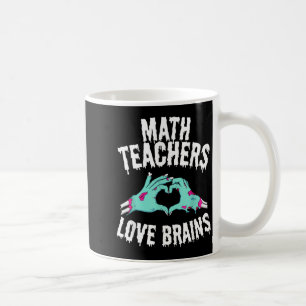 Caneca De Café Professores de Matemática Amam Cérebros Funny Hall