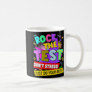 Caneca De Café Professores do dia de teste do ponto de stress