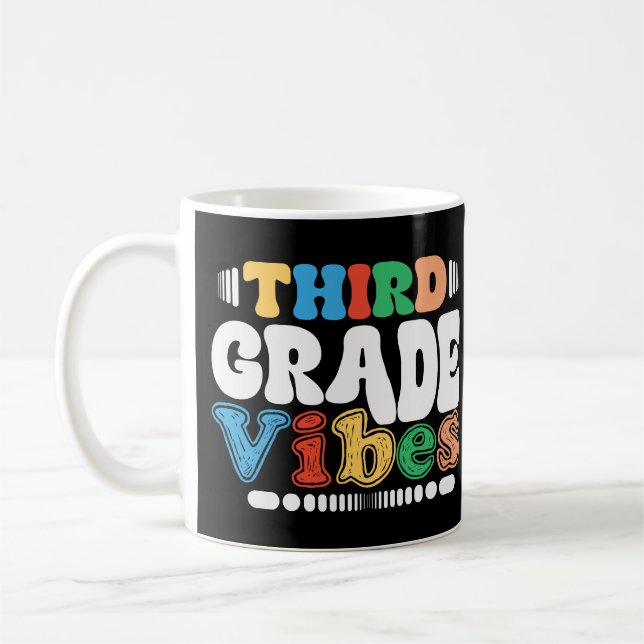 Caneca De Café Professores Do Terceiro Grau Vibem De Volta À Esco (Esquerda)