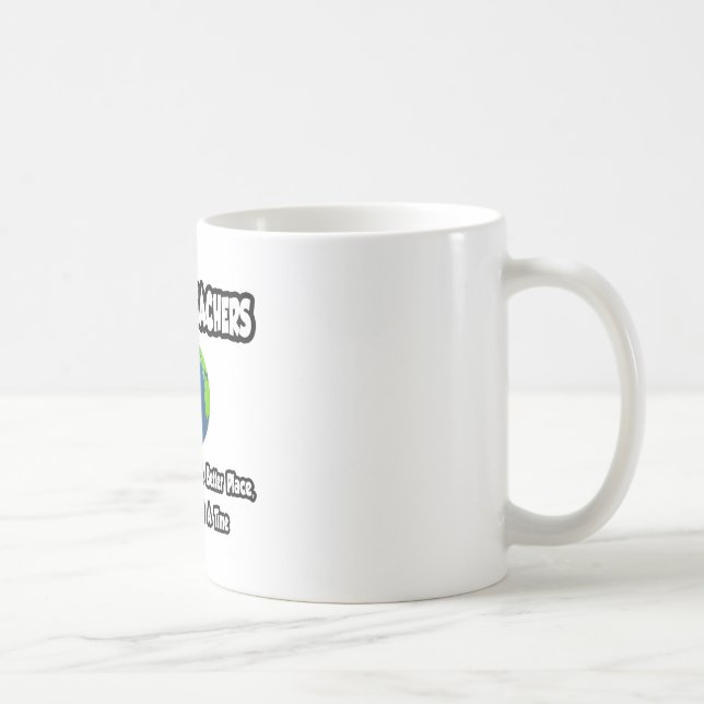 Caneca De Café Professores Espanhóis... Mundo em melhor lugar (Direita)