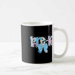Caneca De Café Professores Florais de Volta às Aulas Pré-k Elegan