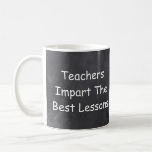 Caneca De Café Professores Imparam Lições Ideia De Presente De 