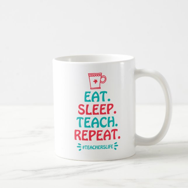 Caneca De Café Professores Life 11 oz Classic Mug (Direita)