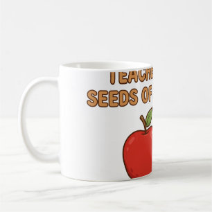 Caneca De Café Professores Plantam Sementes de Conhecimento Camis