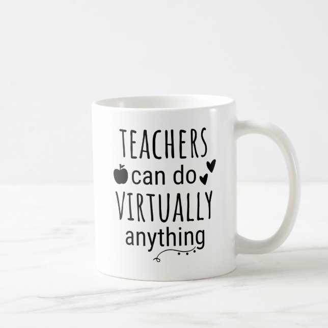 Caneca De Café Professores podem fazer praticamente qualquer cois (Direita)