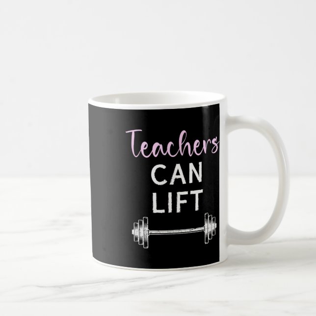 Caneca De Café Professores Podem Levantar O Trabalho De Elevação  (Direita)