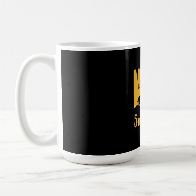 Caneca De Café Professores Selvagem De 5 Grau Acerca Do 5 (Esquerda)