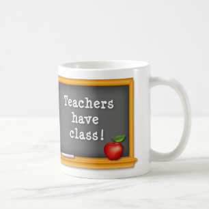 Caneca De Café Professores têm classe!