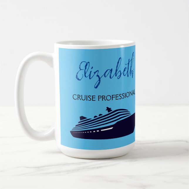 Caneca de café profissional Blue Cruise (Esquerda)