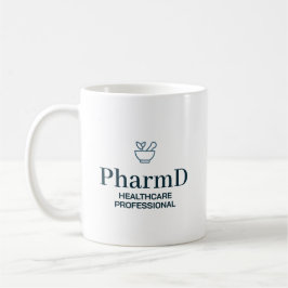 Caneca De Café Profissional de Saúde PharmD