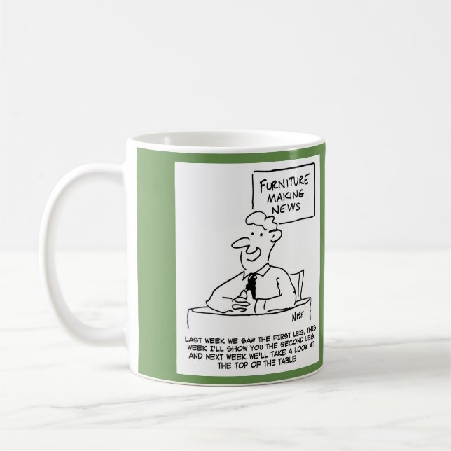 Caneca De Café Programa de TV de Fazeres de móveis, Carpintaria (Esquerda)