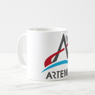 Caneca De Café Programa NASA Artemis Logotipo Mars 2024 Astronaut