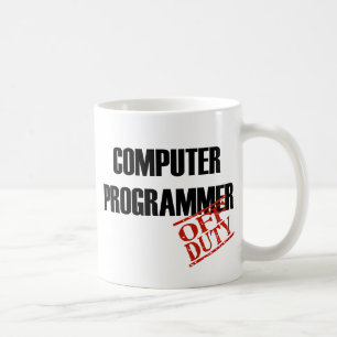 Caneca De Café Programador de computador fora de serviço