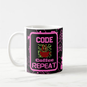 Caneca De Café programador de engenheiros de computador codificad