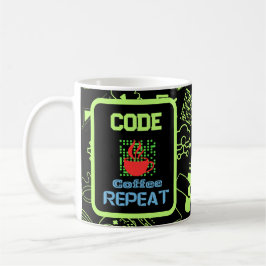 Caneca De Café programador de engenheiros de computador codificad
