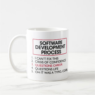 Caneca De Café Programador de software - Processo de desenvolvime