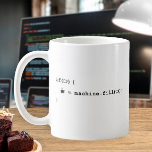 Caneca De Café Programmer Coffee Mug - Se O Café Estiver Vazio