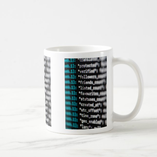 Caneca De Café Programmers code Mug (Direita)