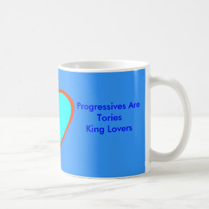 Caneca De Café Progressistas são teorias King Lovers