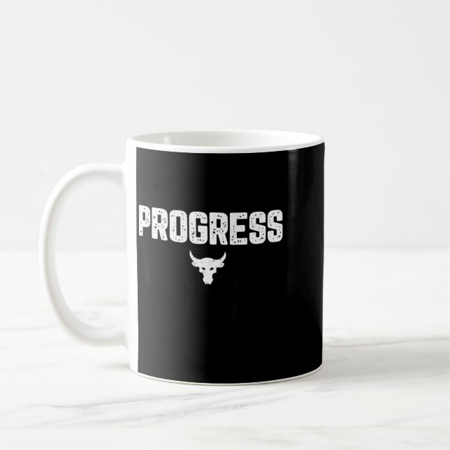 Caneca De Café Progresso Através da Dor (Esquerda)