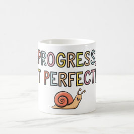 Caneca De Café Progresso, sem perfeição