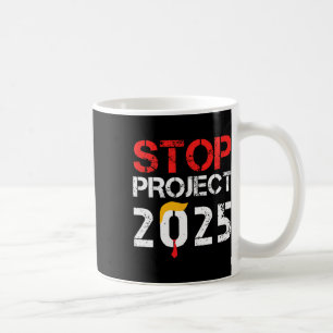 Caneca De Café Projeto 2025 Projeto de Trump Anti Trump 3 