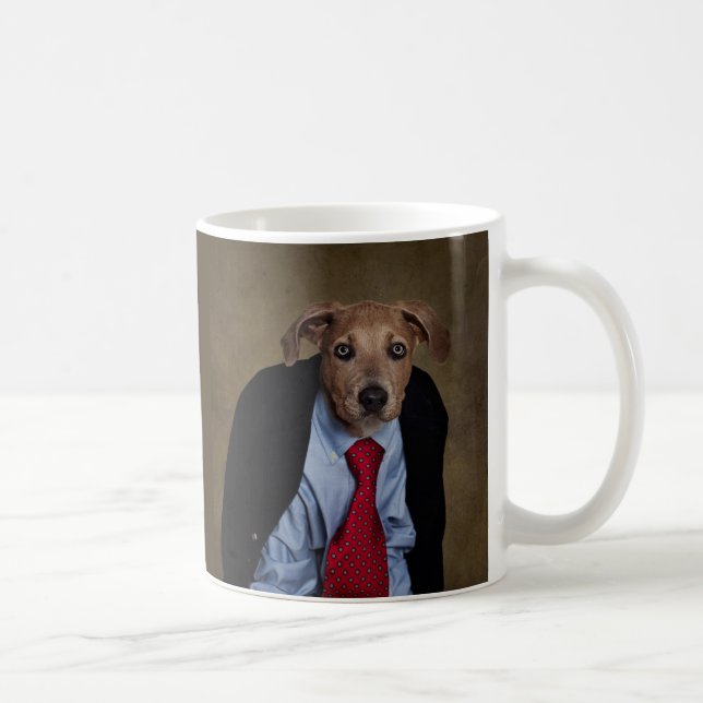 Caneca De Café Projeto de animais de estimação do abrigo - Sr. (Direita)