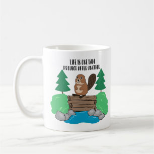 Caneca De Café Projeto Funny Busy Beaver Dam