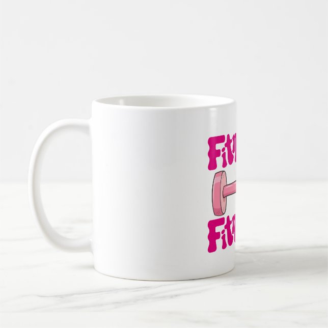 Caneca De Café projeto motivacional de academia de condicionament (Esquerda)