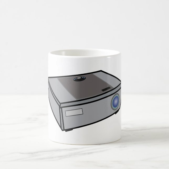 Caneca De Café Projetor de vídeo (Centro)