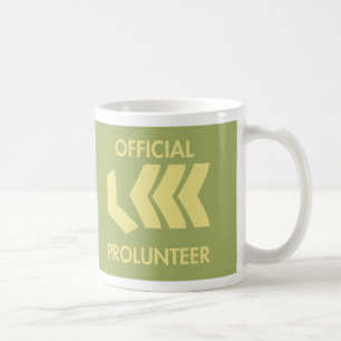 Caneca De Café Prolunteer da bebida e do plano