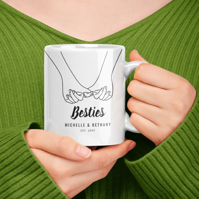 Caneca De Café Promessa de Amigas (Criador carregado)