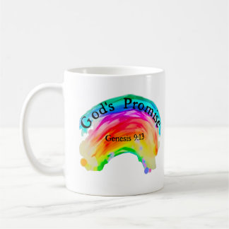 Caneca De Café Promessa do Arco-Íris de Deus
