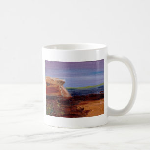 Caneca De Café Promontório em Long Sands Tynemouth Beech