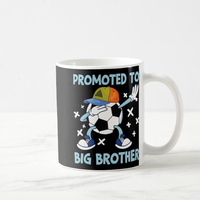 Caneca De Café Promoted To Big Brother Soccer Design  (Direita)