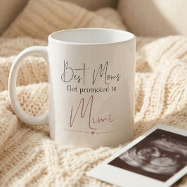 Caneca De Café Promoted to Mimi Gift Pregnancy Announcement