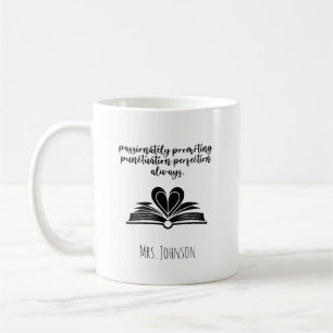 Caneca De Café Promovendo Apaixonadamente a Perfeição da Pontuaçã