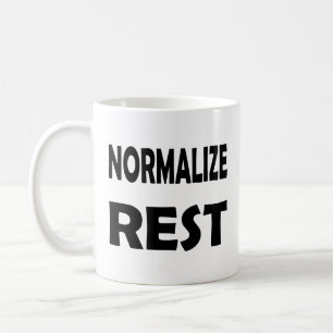 Caneca De Café Promover a autoatendimento e normalizar o repouso