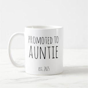 Caneca De Café Promovida a Tita Est 2025 Novo Presente de Tia