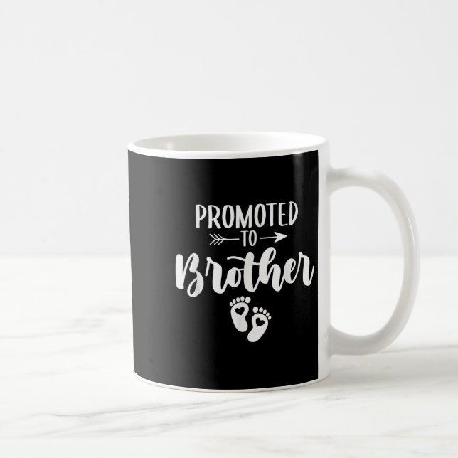 Caneca De Café Promovida Para Irmãos Engraçados Gravidez Em Breve (Direita)