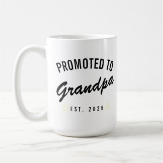 Caneca De Café Promovido a Avô Est. 2026