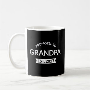 Caneca De Café Promovido a Avô Est 2027 Novo Papai II