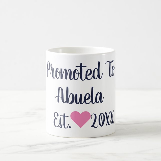 Caneca De Café Promovido A Marinho Abuela E Lata Rosa (Centro)