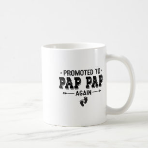 Caneca De Café Promovido a Pap Pap Novamente Avós Byby